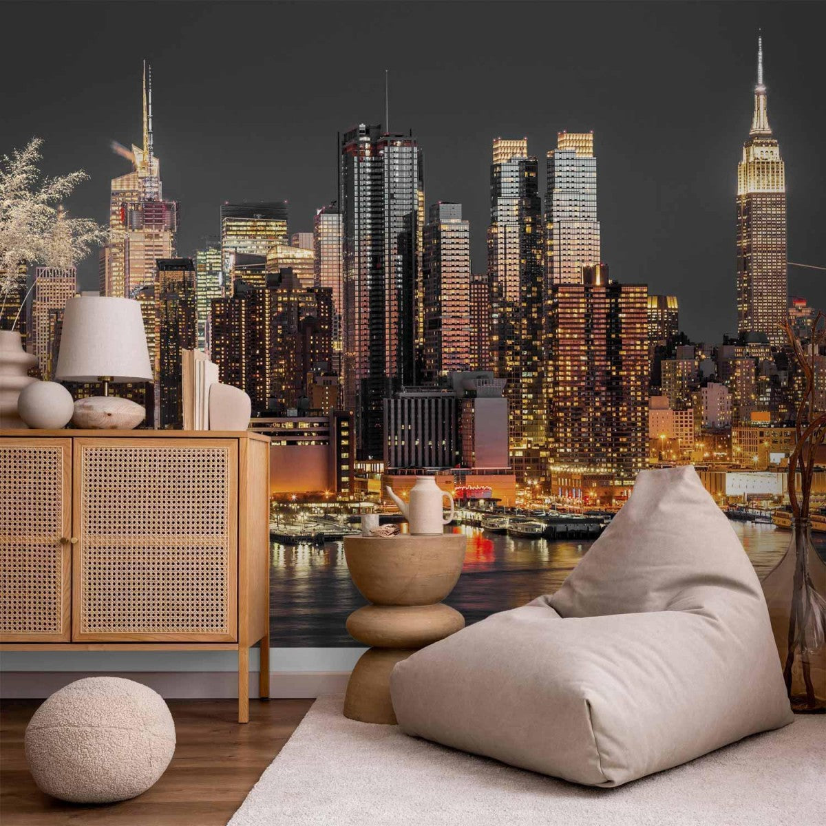 Fototapete - NYC: Twilight